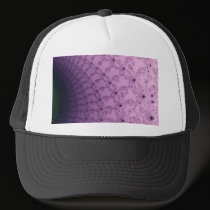 Pretty Pink and Purple Pattern Art hats