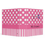 Pretty Pink and White Coupon Organizer Binders
