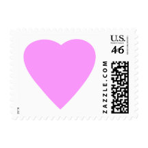 Pretty Pink and White Love Heart. Stamp