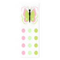Pretty Pink And Yellow Butterfly Bookmark business cards by bugspot Pretty Pink And Yellow Butterfly Bookmark business cards