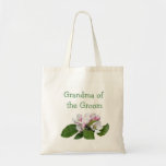 Pretty pink apple blossom bride/groom bag