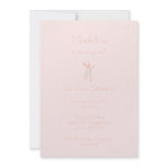 Pretty Pink Ballet Slippers Birthday Invite