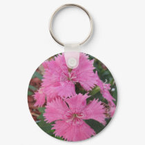Pretty Pink Blooms Keychain by mulberry1 Pretty Pink Blooms Keychain