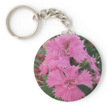 Pretty Pink Blooms Keychain