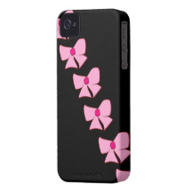 Pretty Pink Bows iPhone 4 Covers