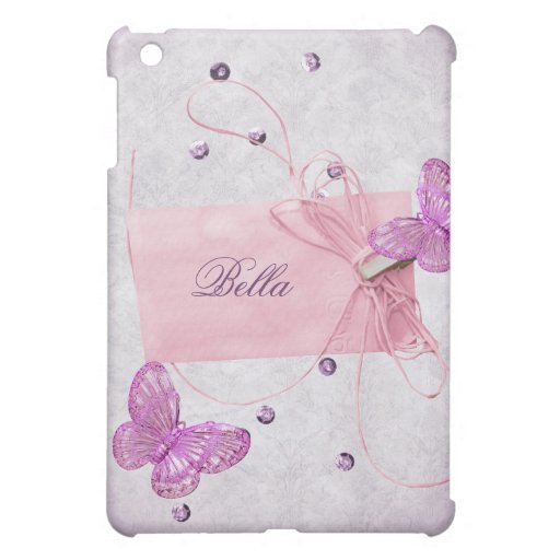 Pretty Pink Butterfly Custom iPad Speck Case iPad Mini Cases Zazzle