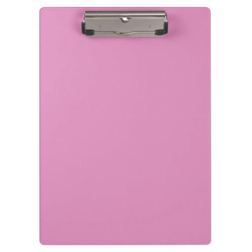“Pretty Pink” Clipboard Zazzle