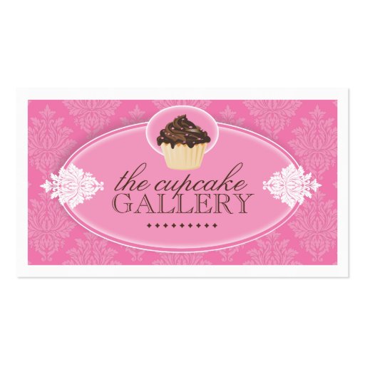 Pretty Pink Cupcake Business Card