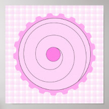 Pretty Pink Cupcake. Print