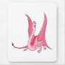 Pretty Pink Fantasy Dragon Mousepads