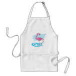pretty pink flamingo aprons