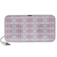 Pretty Pink Floral Pattern. White & Lilac. Custom doodle