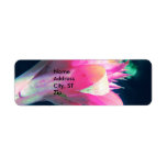 Pretty Pink Flower Label