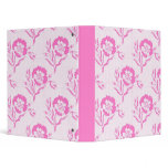 Pretty Pink Flowers Binder