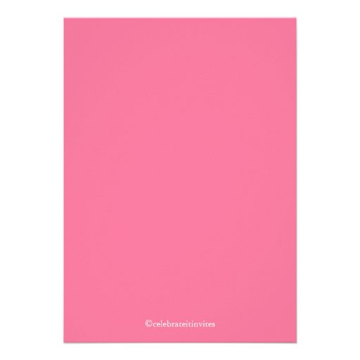 Pretty Pink Flowers & Cross First Holy Communion Invites