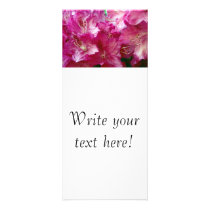 Pretty Pink Flowers Rack Card