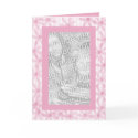 pretty pink  frame cards