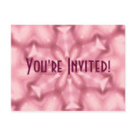 Pretty Pink Invitation Postcard