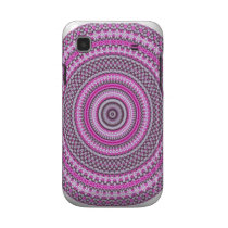Pretty Pink Kaleidoscope Samsung Galaxy S case casemate cases