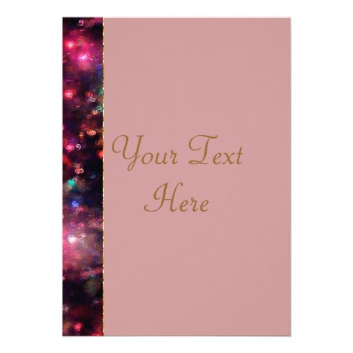 Pretty Pink Lace Roses Personalized Invites