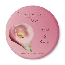 PRETTY PINK LILY magnets