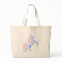 pretty pink mane unicorn canvas bags