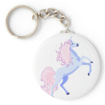 pretty pink mane unicorn key chain