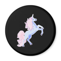 pretty pink mane unicorn magnets