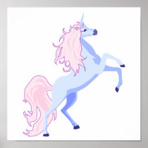 pretty pink mane unicorn print