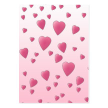 Pretty Pink Pattern of Love Hearts. Business Card