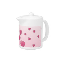 Pretty Pink Pattern of Love Hearts.