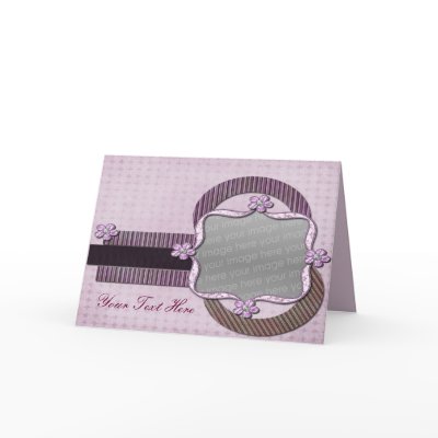 pretty pink photo card Zazzle_card pretty pink photo card Zazzle_card