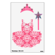 Pretty Pink Princess Wall Stickers