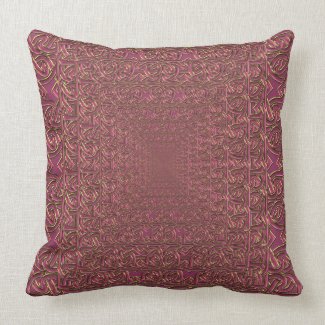 Pretty Pink Pyramid Celtic Pillow