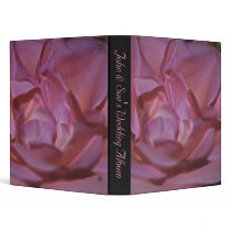 Pretty pink rose and meaning 3 ring binders