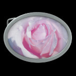 Pretty Pink Rose belt buckles