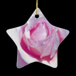 Pretty Pink Rose ornaments