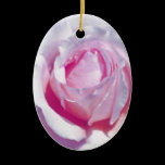 Pretty Pink Rose ornaments