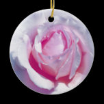 Pretty Pink Rose ornaments