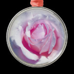 Pretty Pink Rose ornaments
