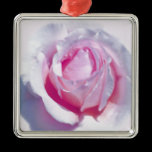 Pretty Pink Rose ornaments