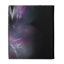 Pretty Pink Rose Fractal iPad Folio Covers