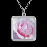 Pretty Pink Rose necklaces