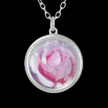 Pretty Pink Rose necklaces