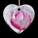 Pretty Pink Rose ornaments