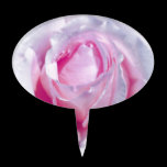 Pretty Pink Rose cake picks