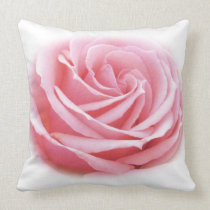 Pretty Pink Rose Pillow pillows