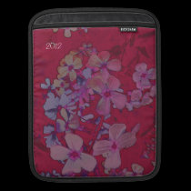 Pretty pink silk flowers. ipad sleeves