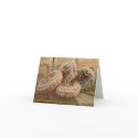 Pretty Pink Tuffets NoteCard by CestChouette Pretty Pink Tuffets NoteCard