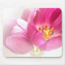 Pretty Pink Tulips Mousemats